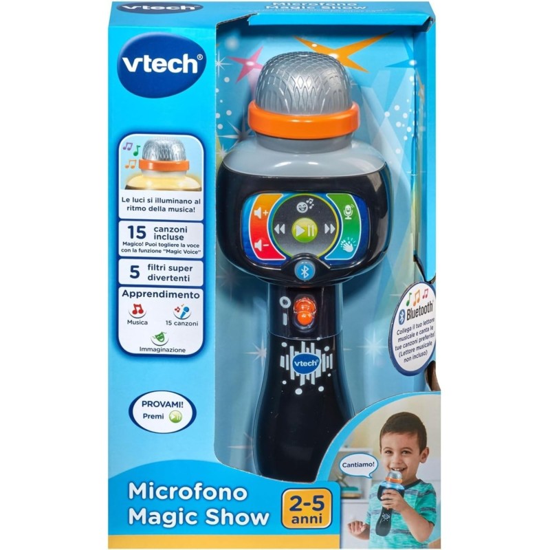 MICROFONO MAGIC SHOW KARAOKE PER BAMBINI CON BLUETOOTH