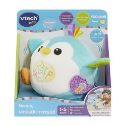 FIOCCO SIMPATICI RIMBALZI PINGUINO PELUCHE INTERATTIVO