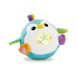 FIOCCO SIMPATICI RIMBALZI PINGUINO PELUCHE INTERATTIVO