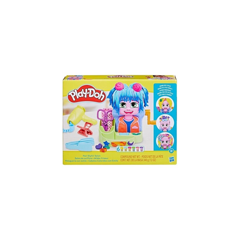 PLAY-DOH SALONE DELLE ACCONCIATURE CON 6 VASETTI ETÀ 3+