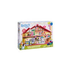 BLUEY CASA CELEBRATION – PLAYSET CON PERSONAGGI INCLUSI E 11 ACCESSORI