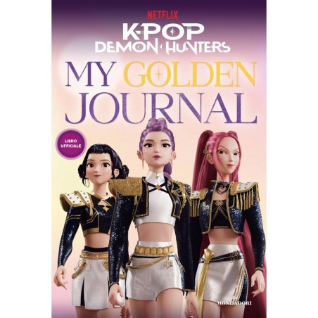 KPOP DEMON HUNTERS MY GOLDEN JOURNAL LIBRO UFFICIALE