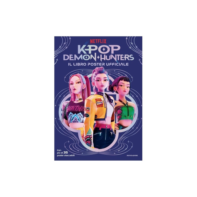 KPOP DEMON HUNTERS IL LIBRO POSTER UFFICIALE