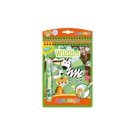 LIBRO SAVANA CON PENNA PENNA AD ACQUA