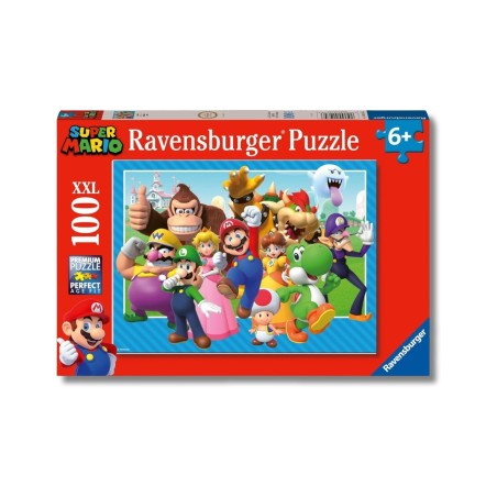 PUZZLE XXL SUPER MARIO 100 PEZZI PER BAMBINI 6+
