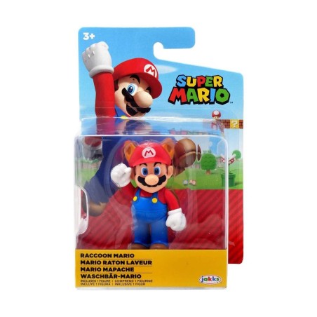 SUPER MARIO PERSONAGGIO RACCOON MARIO 8 CM