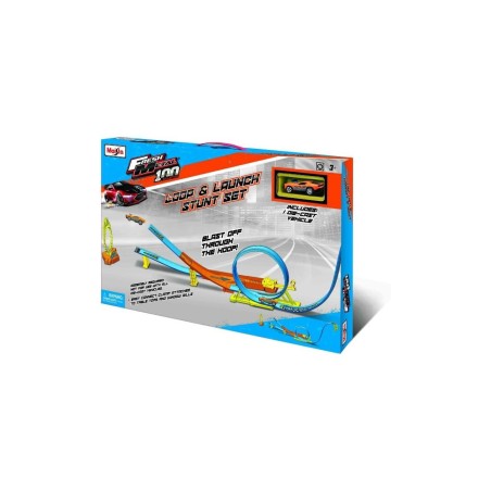 FRESH METAL 100 LOOP & LAUNCH STUNT SET CON AUTO – PISTA ACROBAZIE