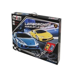 POLISTIL PISTA SLOT CAR LAMBORGHINI HURACÁN POLIZIA – SCALA 1:43